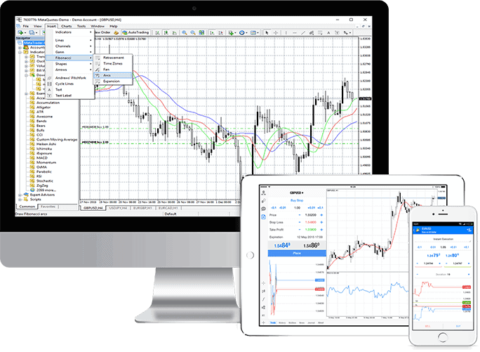 Trade Nation MT4 platform