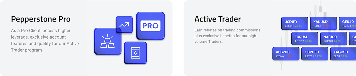 Pro Client and Active Trader programs